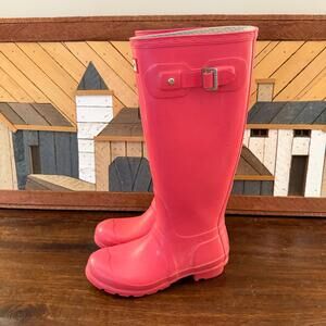 Hunter Original Tall Gloss Rain Boots 6
